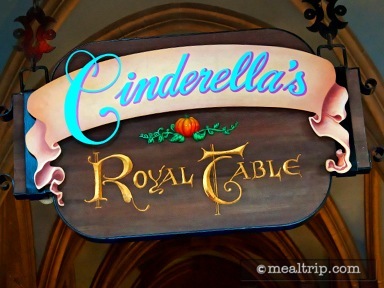 Cinderella's Royal Table (Lunch Period Merged with Dinner)